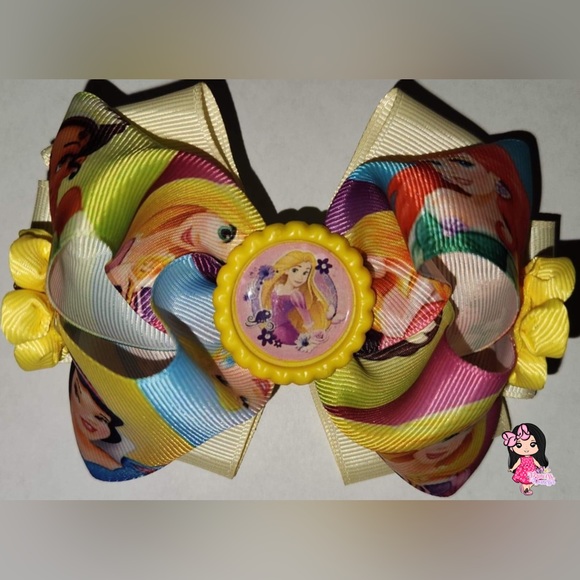 Lazo con decoraciones de princesa Rapunzel - Picture 1 of 2
